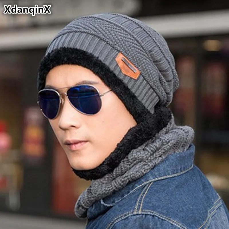 XdanqinX Winter New Knitted Hat Warm Thick Beanies Hat Men's Plus Velvet Masked Cap Fashion Sports Cap Ski Earmuffs Hats For Men
XdanqinX Winter New Knitted Hat Warm Thick Beanies Hat Men's Plus Velvet Masked Cap Fashion Sports Cap Ski Earmuffs Hats For Men