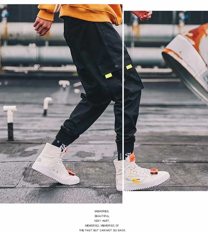 Men Fashion Sporty Pants For Hiphop Causal Runnings Pants High Street Jogger Pants New Pocket Trousers
Men Fashion Sporty Pants For Hiphop Causal Runnings Pants High Street Jogger Pants New Pocket Trousers