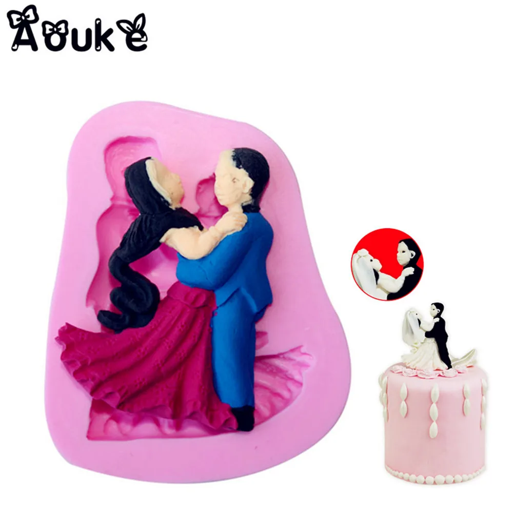 Bride Groom Shape Cookies Liquid Silicone Mold Cake Chocolate Molds Pudding Ice Cube Mould Wedding Decoration DIY Baking Tools
Bride Groom Shape Cookies Liquid Silicone Mold Cake Chocolate Molds Pudding Ice Cube Mould Wedding Decoration DIY Baking Tools