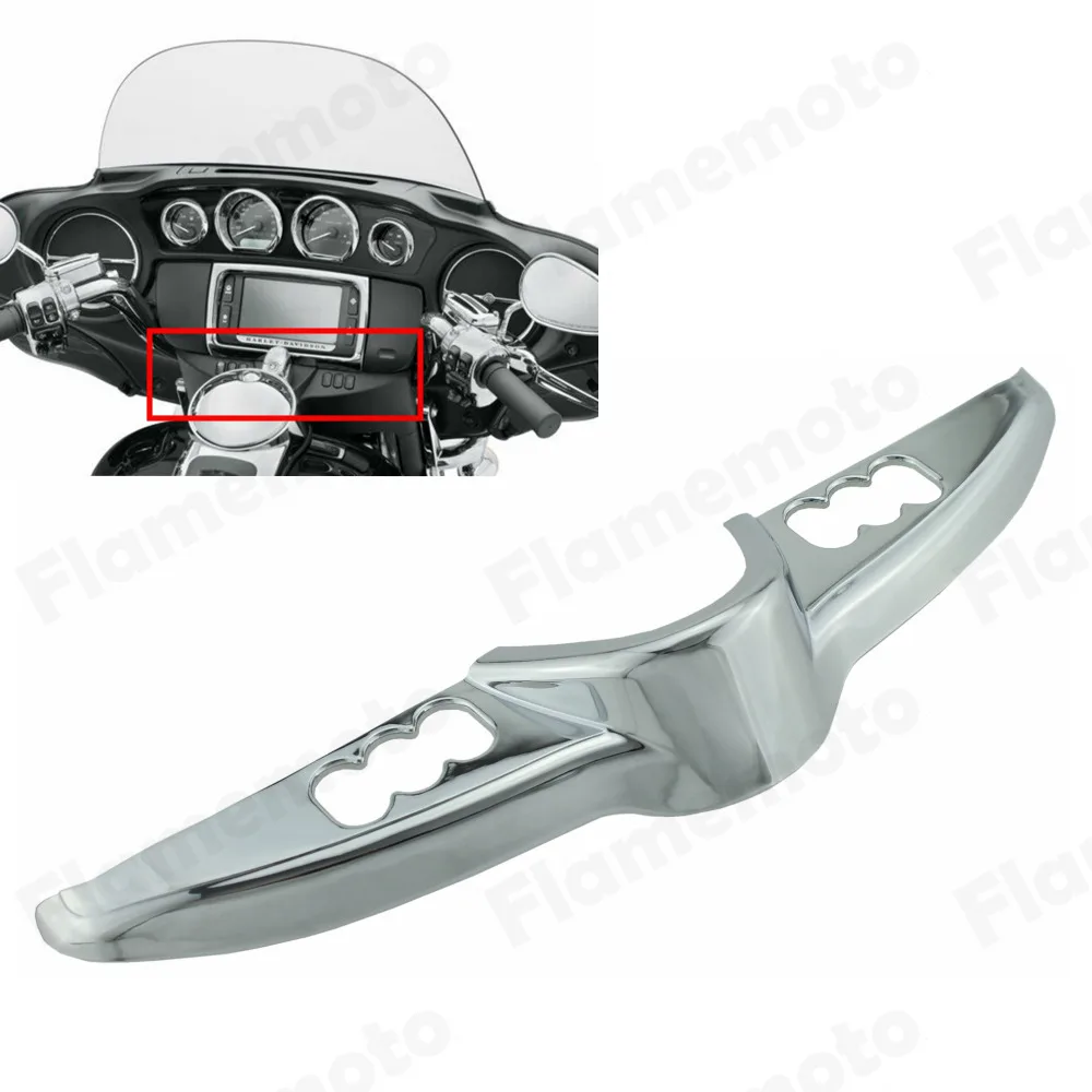 Хромированная панель переключателя Accent fearing крышка крышки для Harley Touring моделей