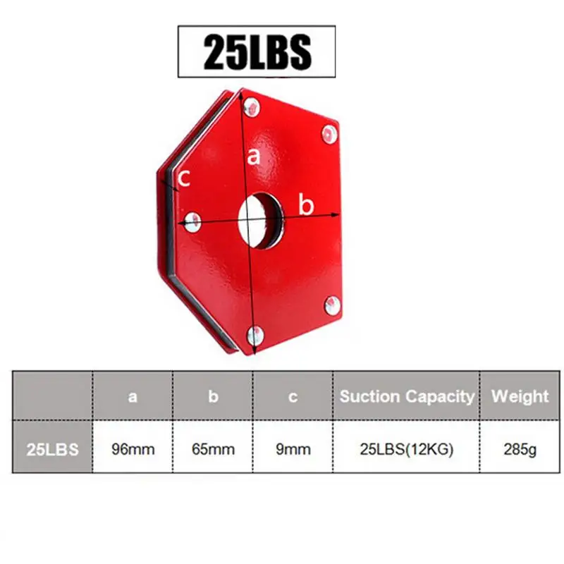 25LB Welding Positioner Equipment Heavy Magnetic Polygon Welding Processing Fixed Welding Tool
25LB Welding Positioner Equipment Heavy Magnetic Polygon Welding Processing Fixed Welding Tool