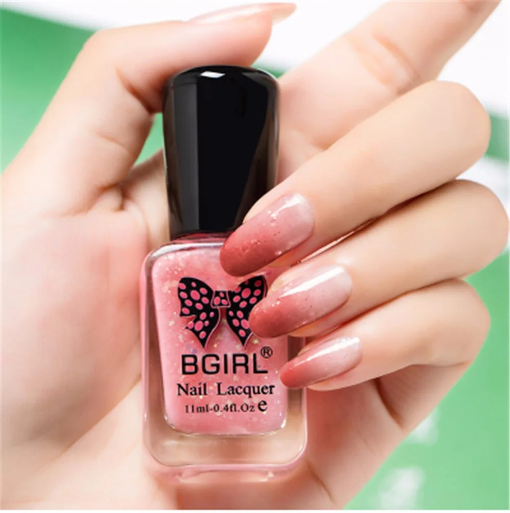 1 Bottle 11ml Temperature Color Changing Polish Thermal Nail Peel Off | Красота и здоровье