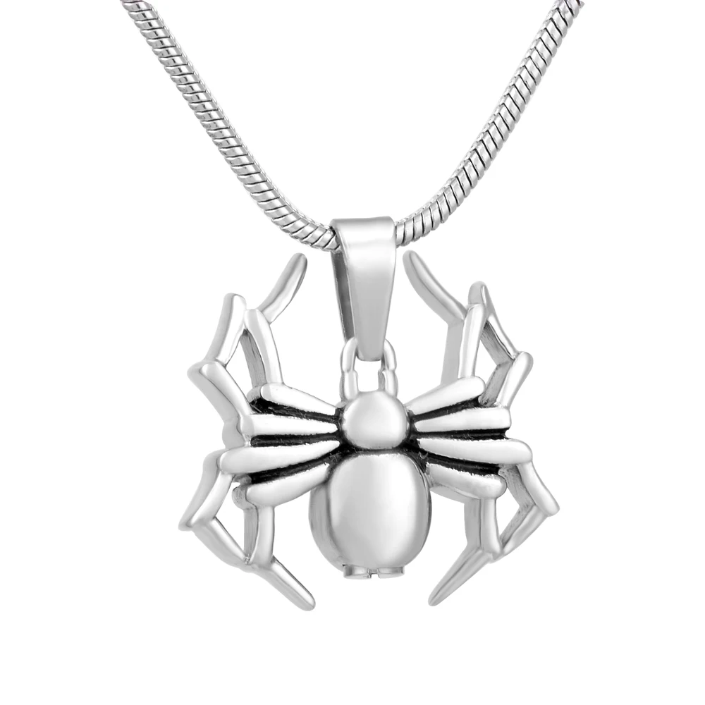 MJD9761 Charm Mens Spider shape Urn Necklace Memorial Ashes Holder Keepsake Cremation Pendant with fill kit
MJD9761 Charm Mens Spider shape Urn Necklace Memorial Ashes Holder Keepsake Cremation Pendant with fill kit