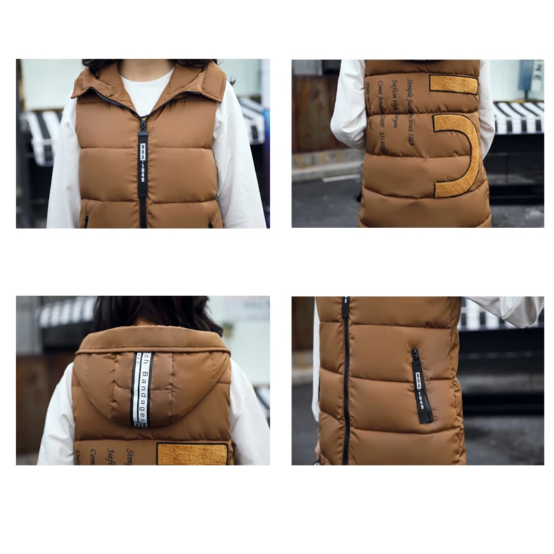 Autumn Winter Women Vest Waistcoat Nice Women Sleeveless Jacket Cotton Warm Hooded Long Vest Female Coat Vest Plus Size 2XL
Autumn Winter Women Vest Waistcoat Nice Women Sleeveless Jacket Cotton Warm Hooded Long Vest Female Coat Vest Plus Size 2XL