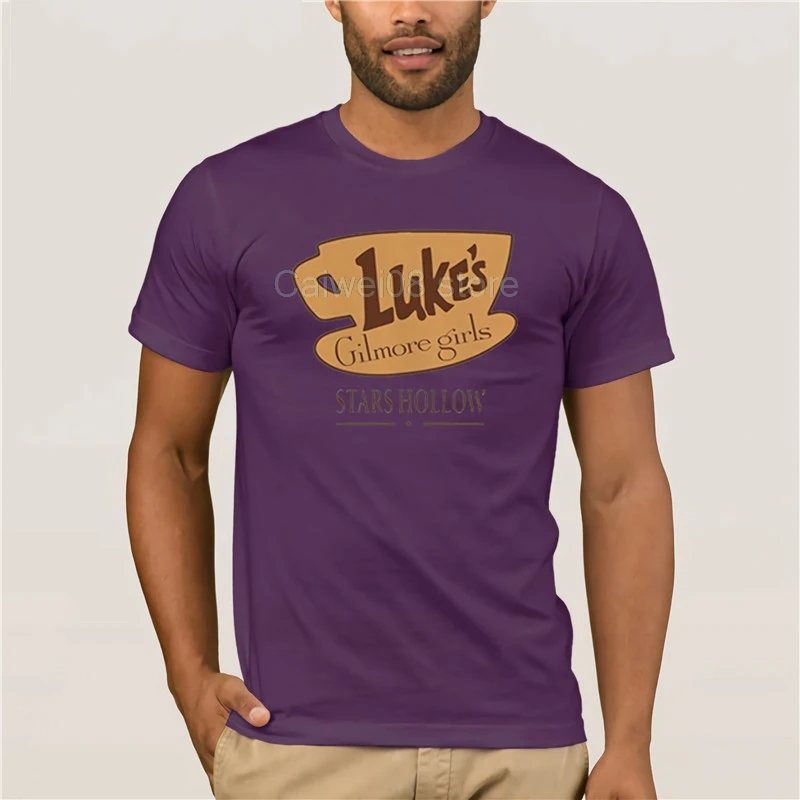 Short fashion T-shirt men New Fashion Crew Neck Short Sleeve Gilmore Girls Luke'S Diner Stars Fashion T Shirt 100% Cotton
Short fashion T-shirt men New Fashion Crew Neck Short Sleeve Gilmore Girls Luke'S Diner Stars Fashion T Shirt 100% Cotton