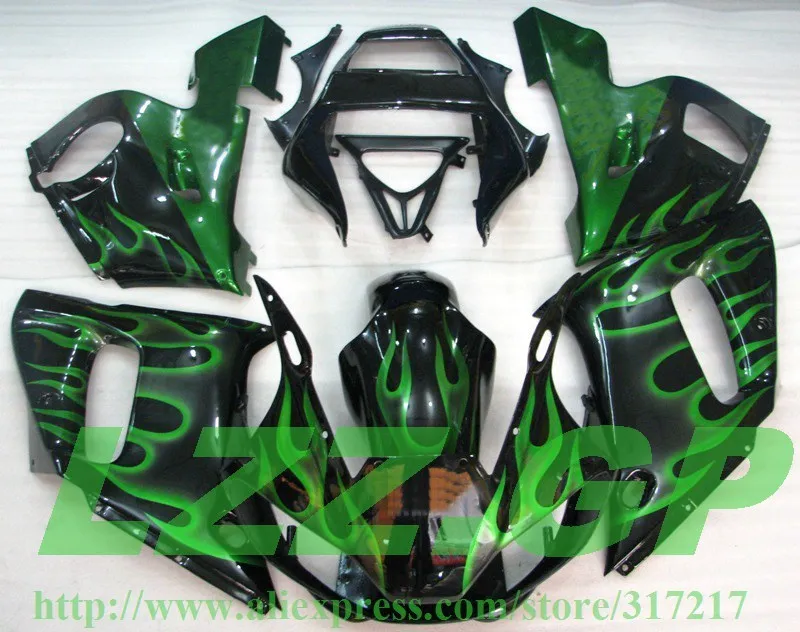 Injection Green flame black Fairing kit for Yamaha YZF-R6 98-02 YZF R6 98 99 00 01 02 YZF 600 R6 1998-2002 fairings #44SV
Injection Green flame black Fairing kit for Yamaha YZF-R6 98-02 YZF R6 98 99 00 01 02 YZF 600 R6 1998-2002 fairings #44SV