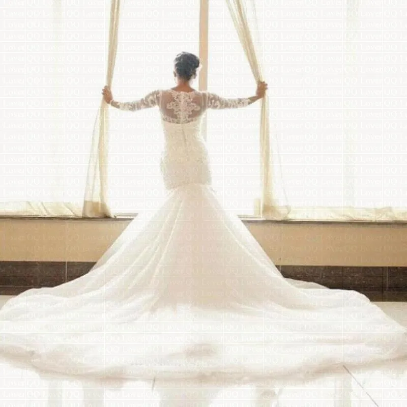 2019 New Long Sleeve African Style Mermaid Wedding Dress Sheer Neckline Back Brush Train Bridal Wedding Gowns
2019 New Long Sleeve African Style Mermaid Wedding Dress Sheer Neckline Back Brush Train Bridal Wedding Gowns