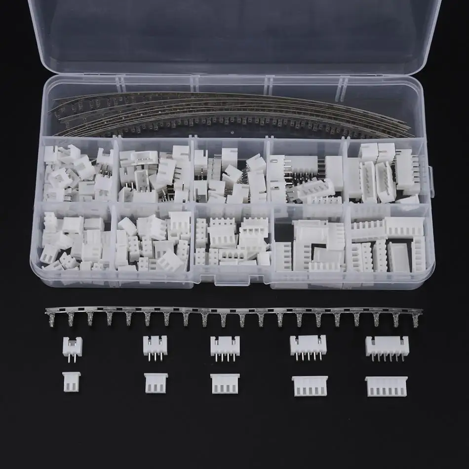 350pcs/set 2.54 mm Wire Jumper Header Pin Connector Housing Male Female Electrical Pin Jumper Header kit 18-26AWG 2/3/4/5/6Pin
350pcs/set 2.54 mm Wire Jumper Header Pin Connector Housing Male Female Electrical Pin Jumper Header kit 18-26AWG 2/3/4/5/6Pin