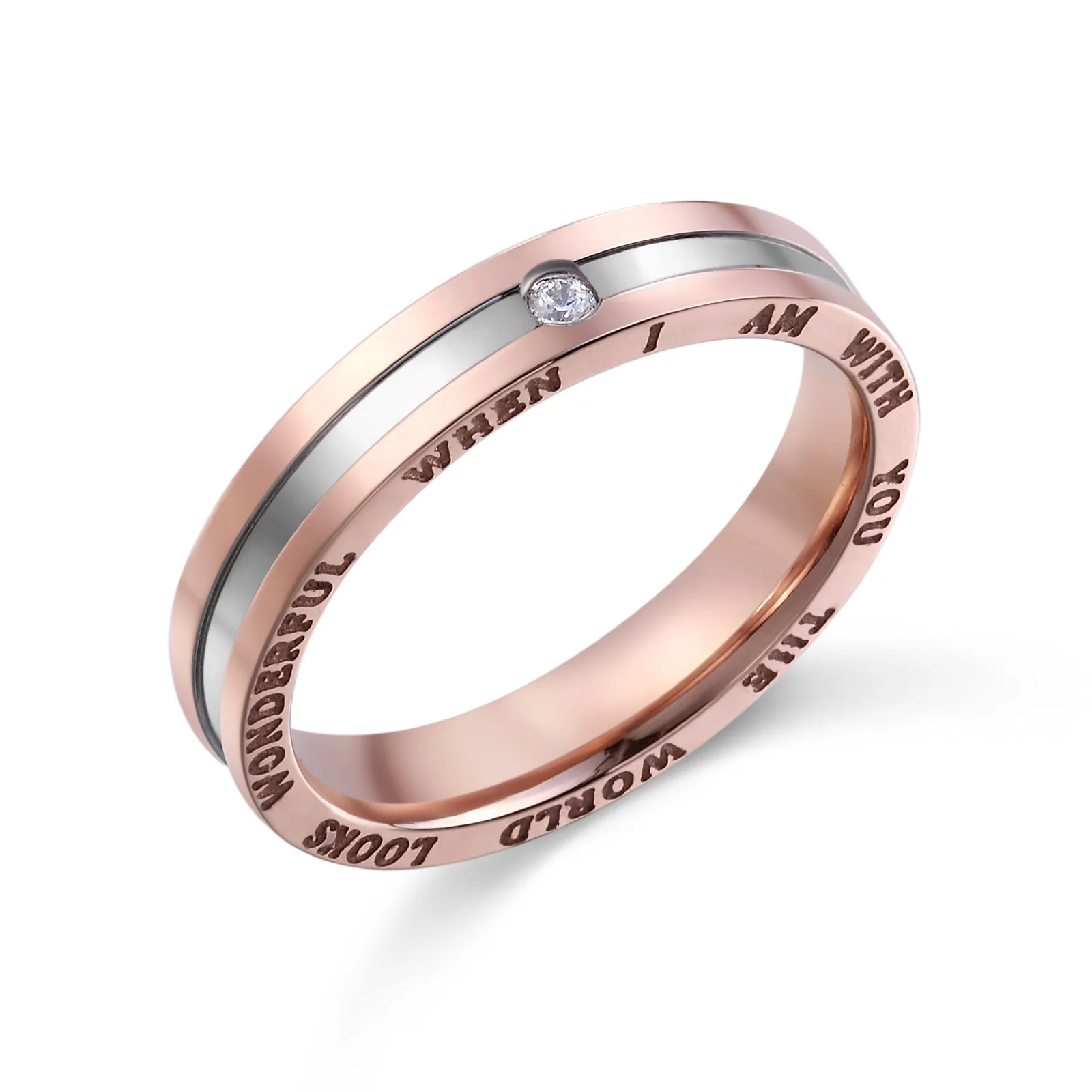 Fashion Titanium Zircon Wedding Rose Gold Rings For Women Manual Mosaic Zircon Love Ring Fashion Jewelry Bague Anillos Mujer
Fashion Titanium Zircon Wedding Rose Gold Rings For Women Manual Mosaic Zircon Love Ring Fashion Jewelry Bague Anillos Mujer