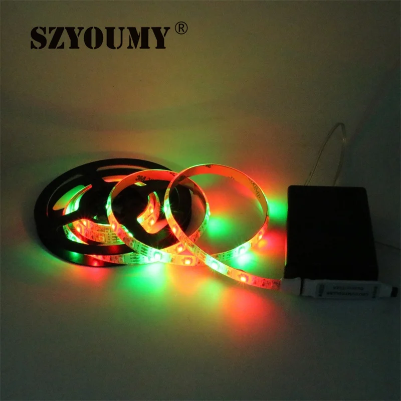 SZYOUMY 10PCS LED Strip Battery Powered 3528 SMD Waterproof LED Tape with Battery Box Cool/Warm White/RGB Portable Light
SZYOUMY 10PCS LED Strip Battery Powered 3528 SMD Waterproof LED Tape with Battery Box Cool/Warm White/RGB Portable Light