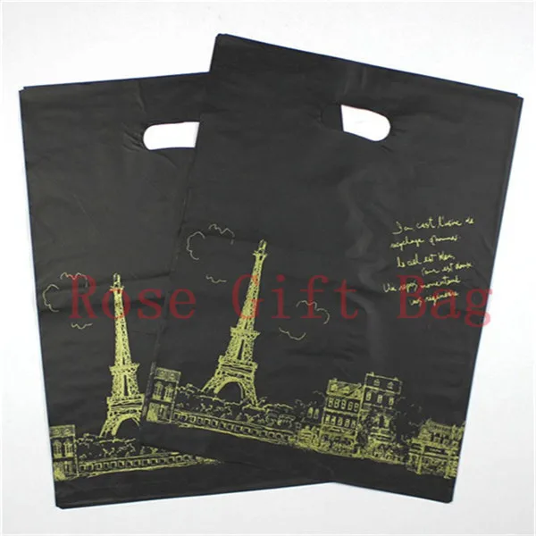 100pcs/lot Tower Print Black Plastic Gift Bag 25x35cm Big Jewelry Boutique Packaging Bags Nice Plastic Shopping Bags With Handle
100pcs/lot Tower Print Black Plastic Gift Bag 25x35cm Big Jewelry Boutique Packaging Bags Nice Plastic Shopping Bags With Handle