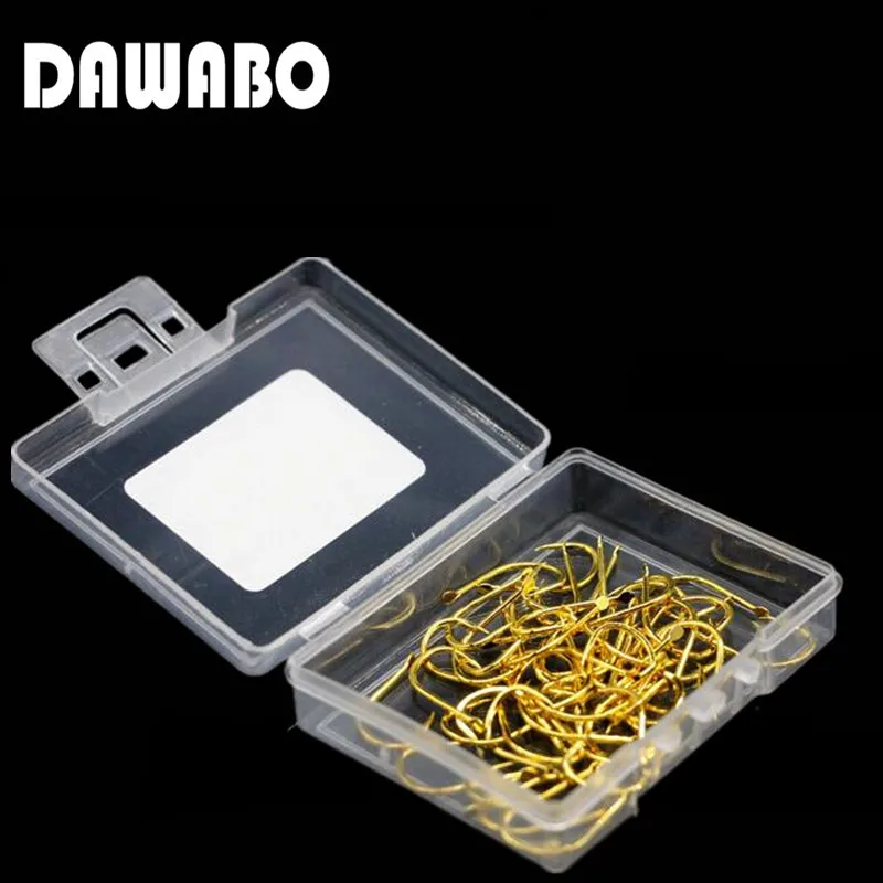 DAWOBO 50 Pcs boxed fishhook High carbon steel HOOK Golden color #3-#13 Jig Big Hook Corrosion Fishing Hooks Fishing Tackle
DAWOBO 50 Pcs boxed fishhook High carbon steel HOOK Golden color #3-#13 Jig Big Hook Corrosion Fishing Hooks Fishing Tackle