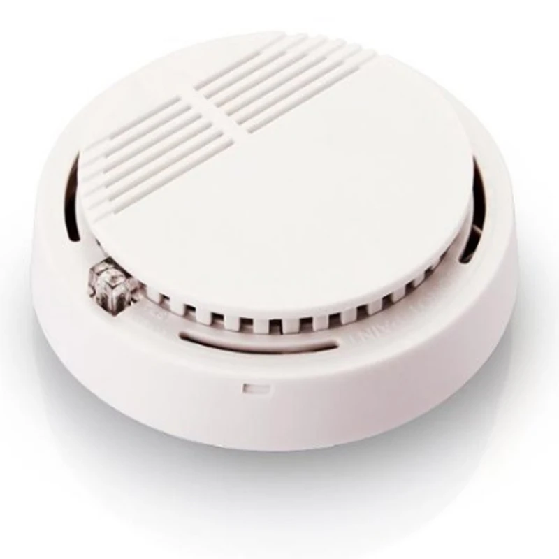 433Mhz Standalone Wireless Smoke Detector Sensor for Home Security Burglar Alarm System with Battery Built-in White Color
433Mhz Standalone Wireless Smoke Detector Sensor for Home Security Burglar Alarm System with Battery Built-in White Color