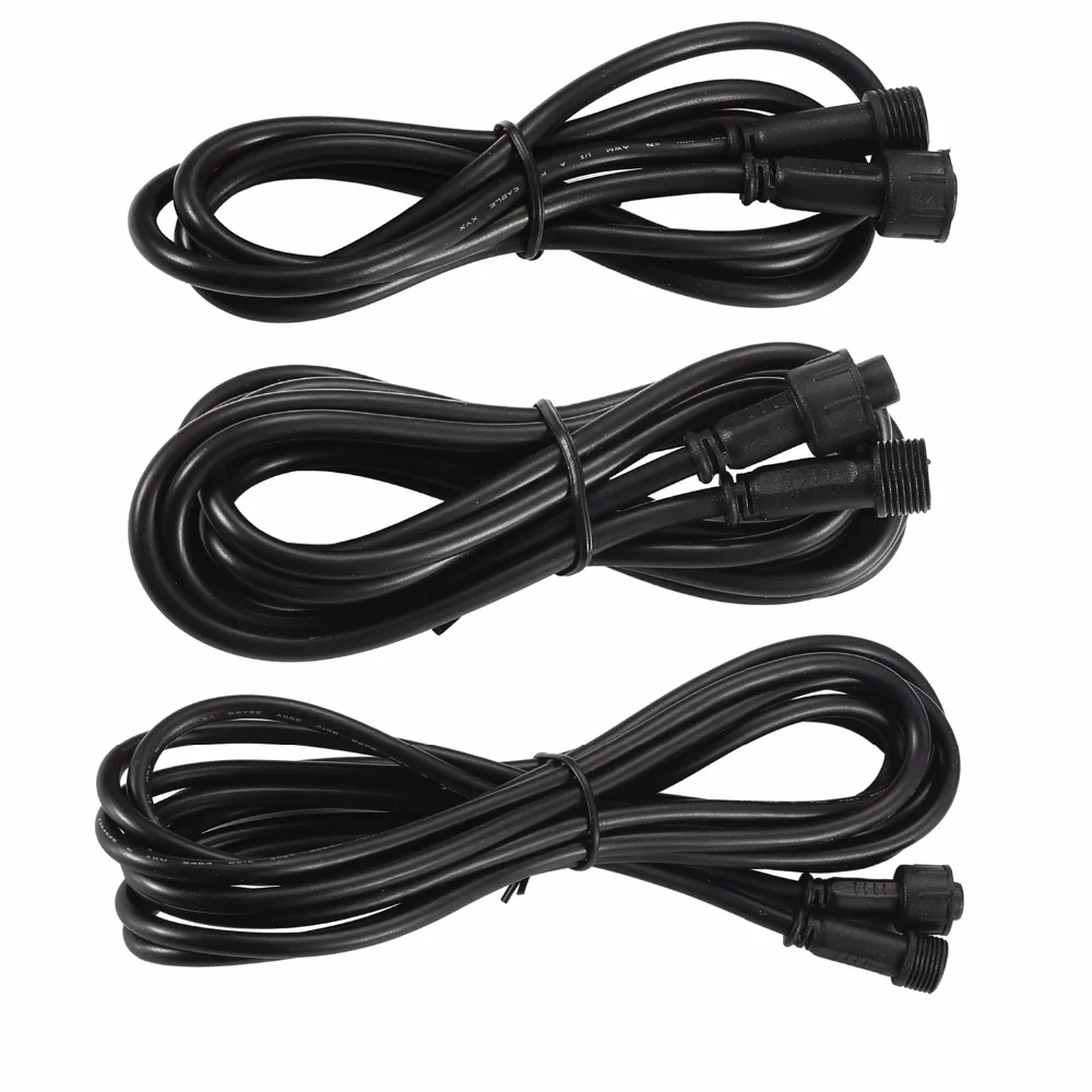 8/12 мм IP67 LED продлить Кабели Применение один Цвета Лампы для мотоциклов 2 Pin с 1/2/3