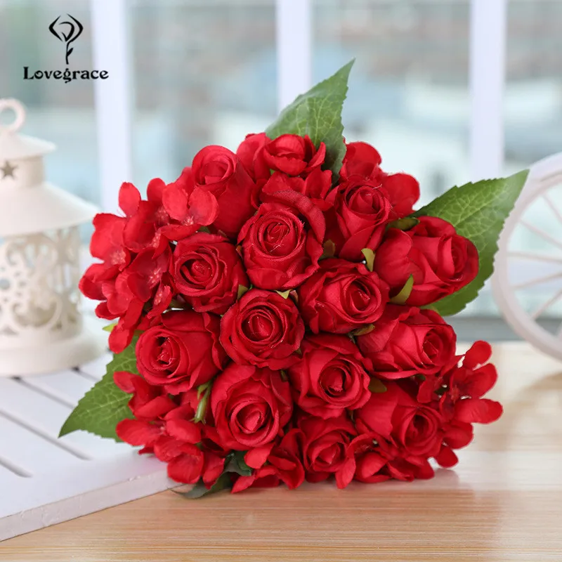 Lovegrace Wedding Bouquet Red Roses Floral Bridal Bouquets White Flowers Artificial Bridesmaids Marriage Home Decoration Flowers
Lovegrace Wedding Bouquet Red Roses Floral Bridal Bouquets White Flowers Artificial Bridesmaids Marriage Home Decoration Flowers