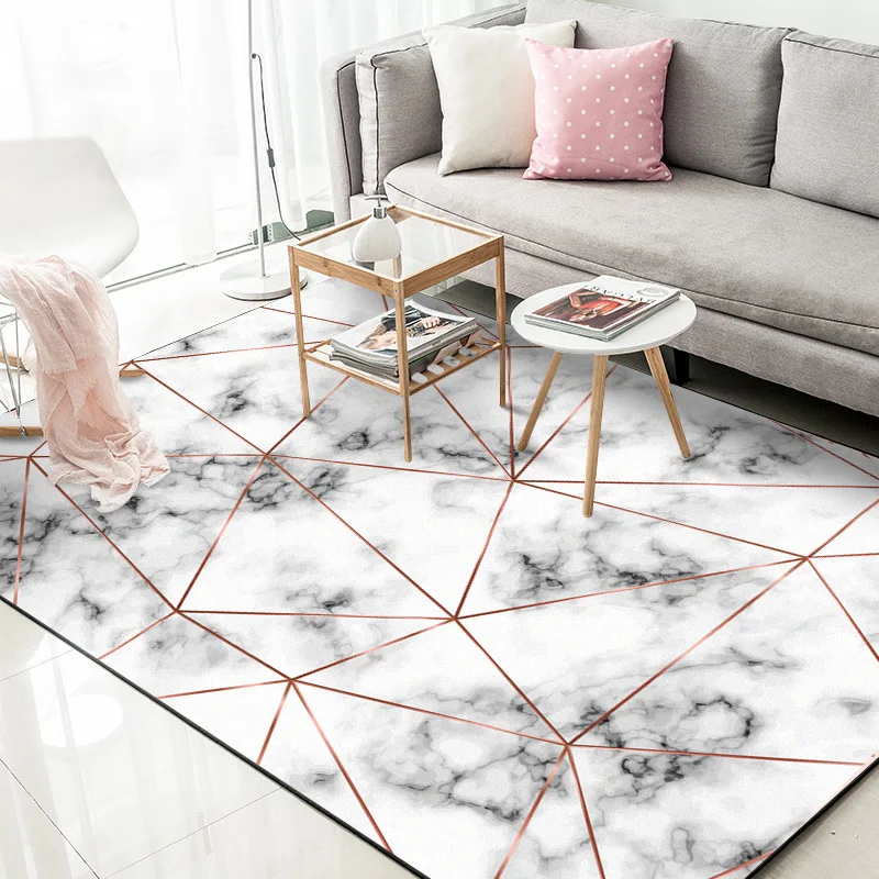 Modern Nordic Imitation marble texture carpet Geometric door mat velvet plush Bedroom living room non-slip bedside rug customize
Modern Nordic Imitation marble texture carpet Geometric door mat velvet plush Bedroom living room non-slip bedside rug customize