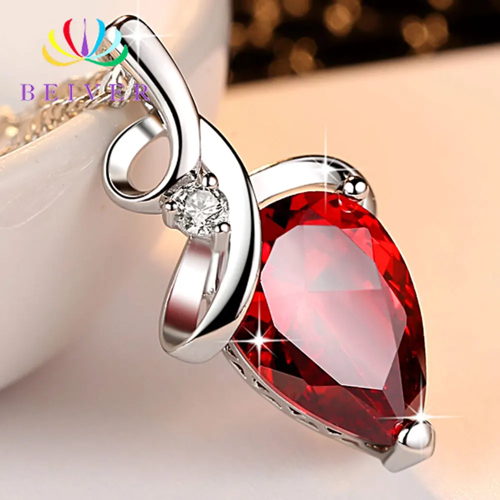 Beiver 3 Colors Water Drop AAA CZ Necklace for Women White Gold Color Wedding Bands Jewelry Free Shipping
Beiver 3 Colors Water Drop AAA CZ Necklace for Women White Gold Color Wedding Bands Jewelry Free Shipping