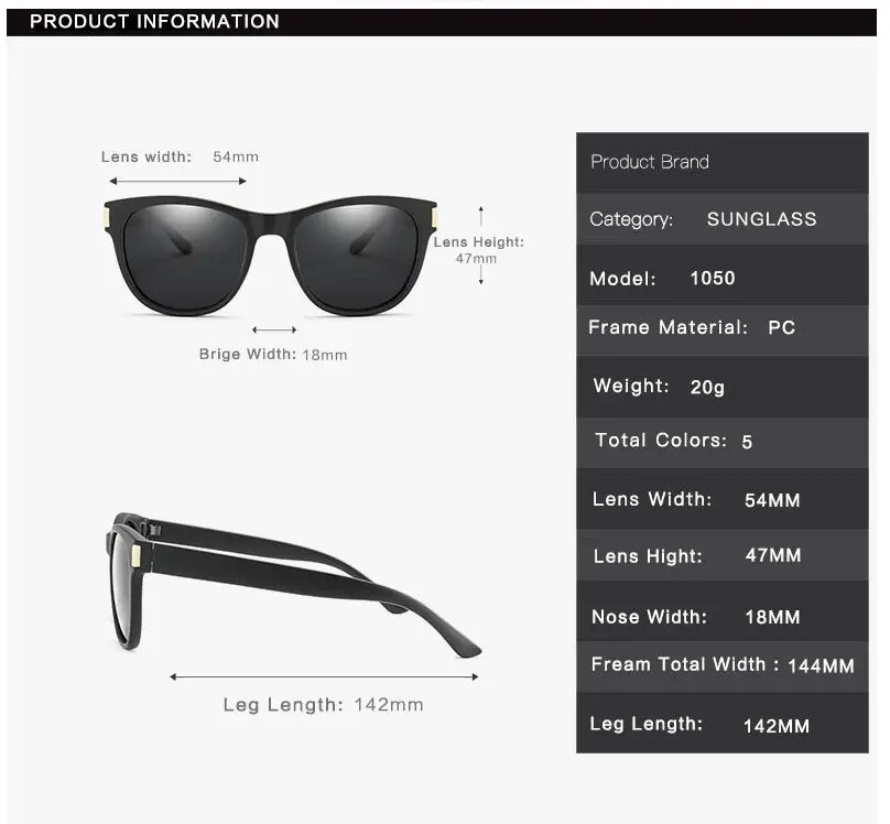 Brand Design Cat eye Women Sunglasses Polarized Female Sun Glasses Vintage Style Shades Glasses Feminino Oculos 2019
Brand Design Cat eye Women Sunglasses Polarized Female Sun Glasses Vintage Style Shades Glasses Feminino Oculos 2019