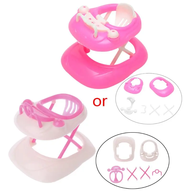 Pink Plastic Walker 1:6 for Doll's Home Dollhouse Miniature Kids Birthday Gift Pretend Play Toys
Pink Plastic Walker 1:6 for Doll's Home Dollhouse Miniature Kids Birthday Gift Pretend Play Toys