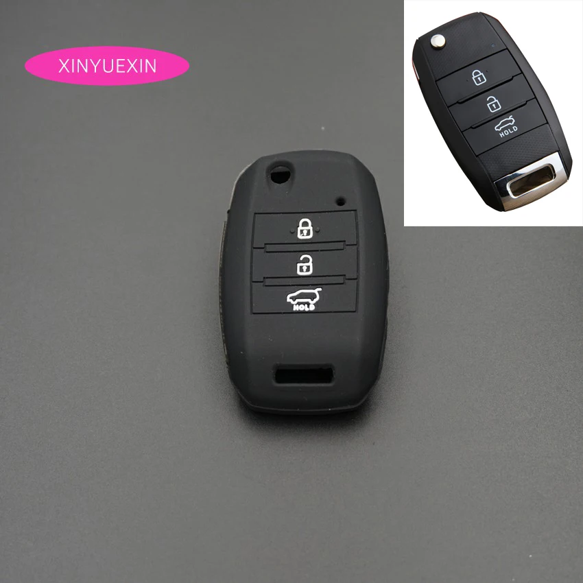 Xinyuexin Silicone Car Key Cover FOB Case For 2013-16 Kia Optima For Sportage Flip Remote Key Rubber For Case Jacket Car-styling
Xinyuexin Silicone Car Key Cover FOB Case For 2013-16 Kia Optima For Sportage Flip Remote Key Rubber For Case Jacket Car-styling