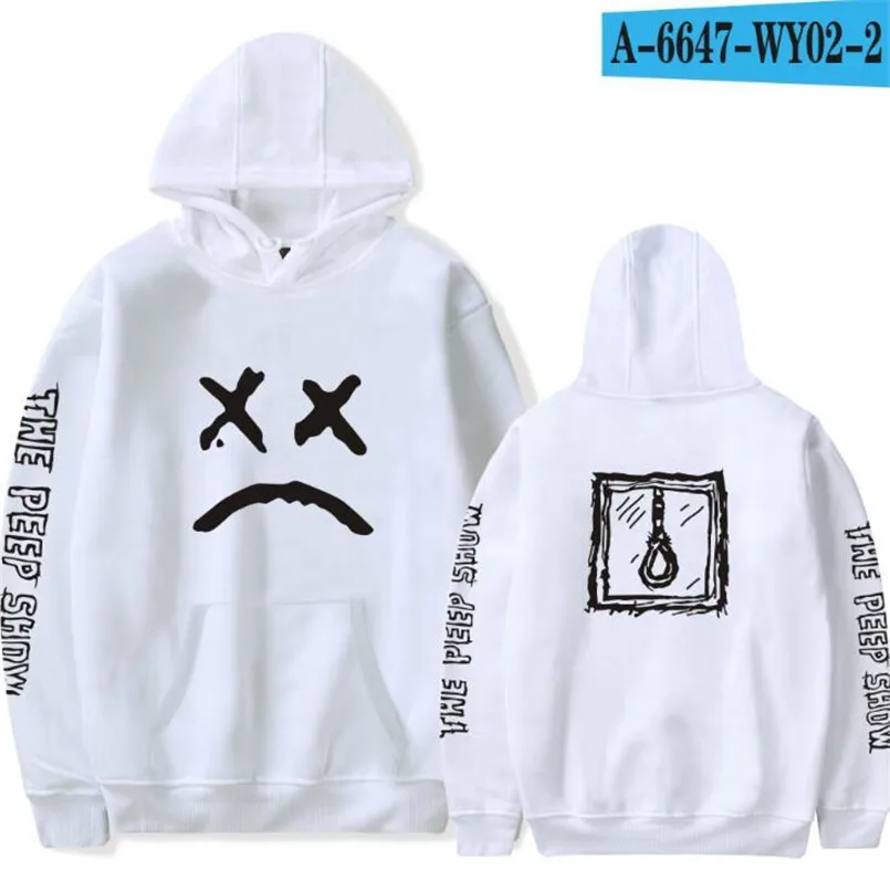 IGGY Lil Peep Hoodies hell boy lil.peep men/women Hooded Pullover male/female sudaderas cry baby hood hoddie Sweatshirts love | Мужская