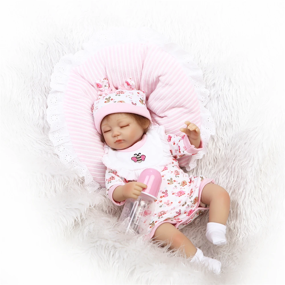 40cm dollmai alive bebe-reborn doll with soft real gentle touch handmade silicone lifelike newborn baby Gift sweet sleeping baby
40cm dollmai alive bebe-reborn doll with soft real gentle touch handmade silicone lifelike newborn baby Gift sweet sleeping baby