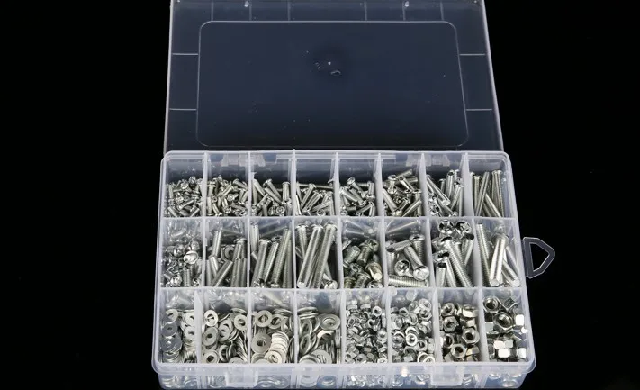 900g/box M3*6/10/14/20 M4*10/20/25/30 M5*10/20/30/40 M6*10/20/30/40stainless steel screwsM4/5/6 hex nut flat washers217
900g/box M3*6/10/14/20 M4*10/20/25/30 M5*10/20/30/40 M6*10/20/30/40stainless steel screwsM4/5/6 hex nut flat washers217