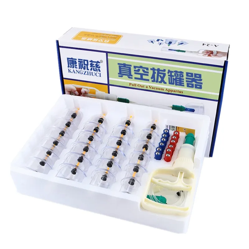 24 Pieces Cans Vacuum Cupping Set Thicker Magnetic Aspirating Cupping cups Acupuncture Massage Suction Cup Chinese Massage Kit
24 Pieces Cans Vacuum Cupping Set Thicker Magnetic Aspirating Cupping cups Acupuncture Massage Suction Cup Chinese Massage Kit