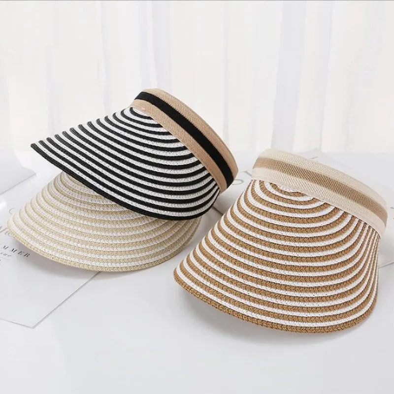 Seioum Summer Hats For Women Wide Brim With Bow Sun Hat For Beach Outdoor Straw Hat Female Tennis Visor Chapeu Feminino Toca
Seioum Summer Hats For Women Wide Brim With Bow Sun Hat For Beach Outdoor Straw Hat Female Tennis Visor Chapeu Feminino Toca