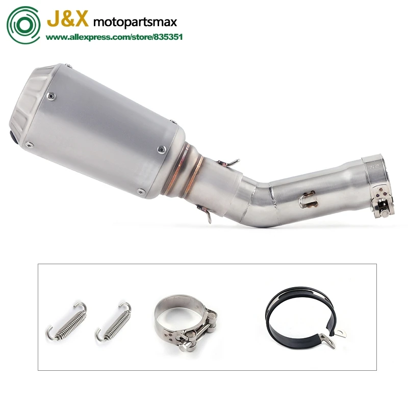 Motorcycle Full Exhaust System Muffler contact Middle Link Pipe Slip On For Yamaha FZ8N FZ8 FZ800 2010 2011 2012 2013 2015
Motorcycle Full Exhaust System Muffler contact Middle Link Pipe Slip On For Yamaha FZ8N FZ8 FZ800 2010 2011 2012 2013 2015