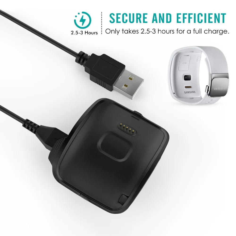 YSAGi Adecuado para Samsung Galaxy Gear S SM-R750 reloj inteligente negro base de cargador Base de carga USB
YSAGi Adecuado para Samsung Galaxy Gear S SM-R750 reloj inteligente negro base de cargador Base de carga USB