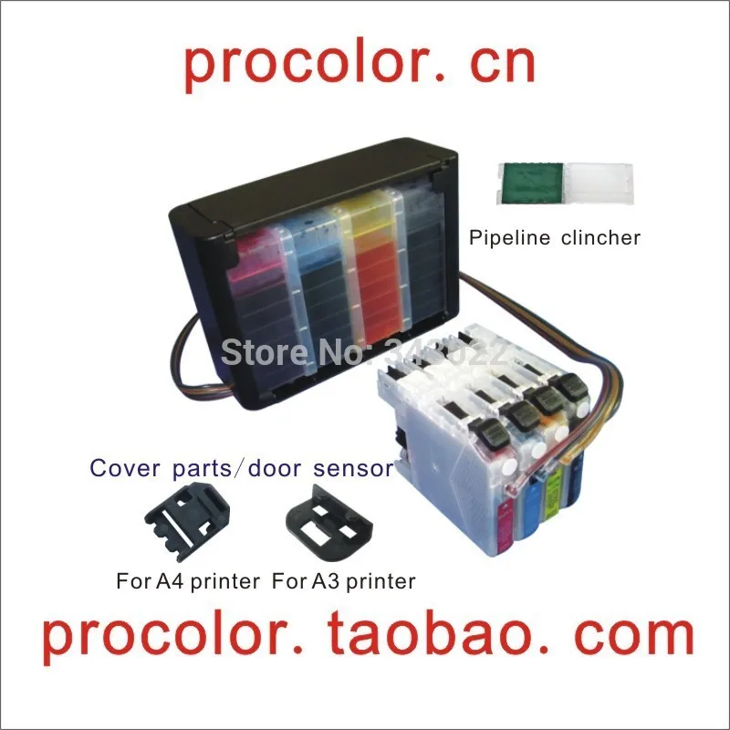 PROCOLOR CISS LC103/LC105/LC107 With ARC chip for BROTHER MFC-J4310DW/MFC-J4410DW/MFC-J4510DWMFC-J4610DW/MFC-J4710DW
PROCOLOR CISS LC103/LC105/LC107 With ARC chip for BROTHER MFC-J4310DW/MFC-J4410DW/MFC-J4510DWMFC-J4610DW/MFC-J4710DW