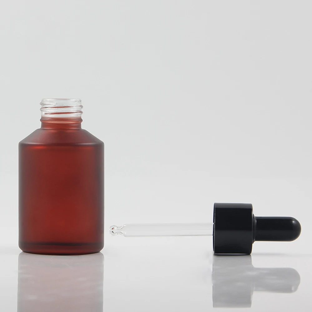 Красочная косметическая упаковка стеклянные бутылки для масла объемом 2 унции