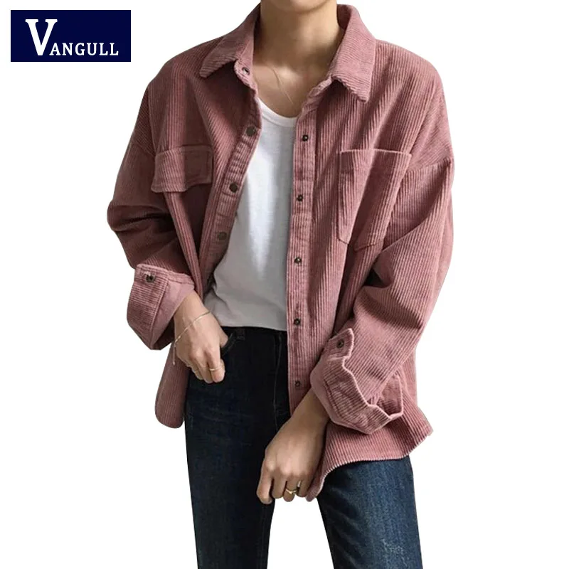 VANGULL Harajuku Corduroy Jackets Women Shirt Coats 2021New Spring Fashion Overcoats Ladies Elegant Shirts Tops Cute Jacket
VANGULL Harajuku Corduroy Jackets Women Shirt Coats 2021New Spring Fashion Overcoats Ladies Elegant Shirts Tops Cute Jacket