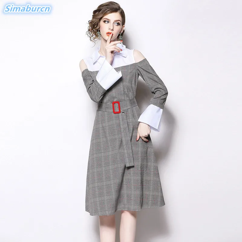 Vintage Fashion High Wasit Dress Women Elegant A-Line Dress Party Princess Slim Autumn Striped Dresses Vestidos New Arrival
Vintage Fashion High Wasit Dress Women Elegant A-Line Dress Party Princess Slim Autumn Striped Dresses Vestidos New Arrival