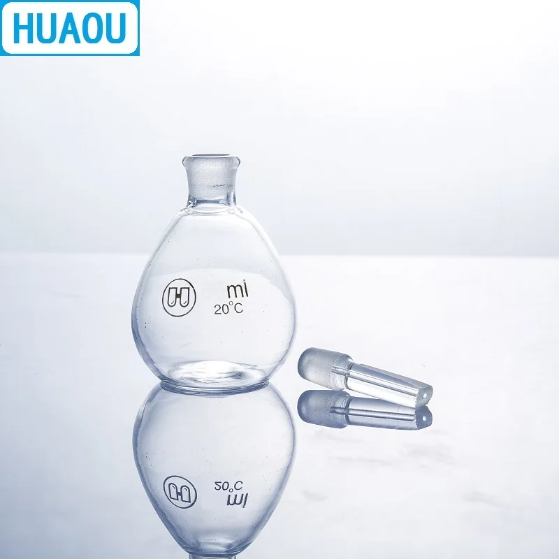 HUAOU 100 мл удельная гравитационная бутылка Cay-Iussac прозрачная стеклянная плотности