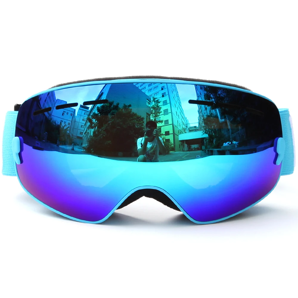 Детские лыжные очки UV400 противотуманные двухслойные Лыжная маска для сноуборда