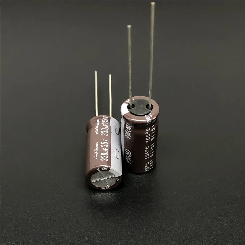 10pcs/100pcs 330uF 35V NICHICON PM Series 10x20mm 35V330uF Super Low Impedance Long Life Aluminum Electrolytic capacitor
10pcs/100pcs 330uF 35V NICHICON PM Series 10x20mm 35V330uF Super Low Impedance Long Life Aluminum Electrolytic capacitor