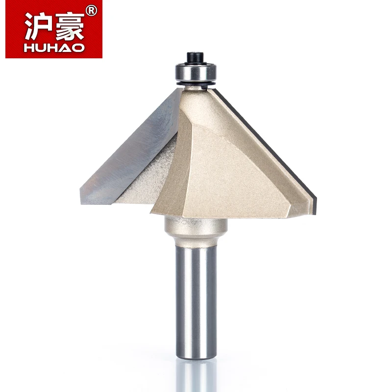 HUHAO 1pcs 1/4" 1/2" Shank Chamfer Cutter Router Bits for wood Horse Nose Bit 45 Deg CNC Woodworking Tools two Flute endmill
HUHAO 1pcs 1/4" 1/2" Shank Chamfer Cutter Router Bits for wood Horse Nose Bit 45 Deg CNC Woodworking Tools two Flute endmill