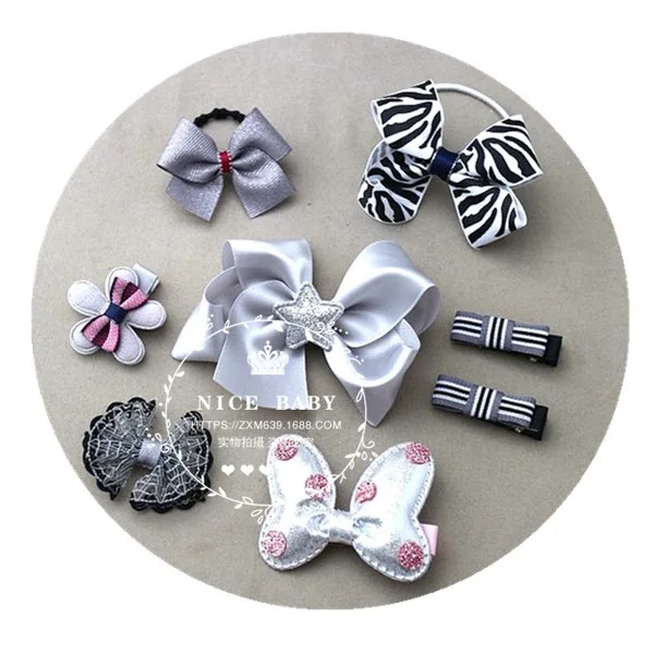 8 pcs/set kids girls bowsknot hair clips barrettes headwear hair bows pins accessories for hair hold ponytailer headdress lot
8 pcs/set kids girls bowsknot hair clips barrettes headwear hair bows pins accessories for hair hold ponytailer headdress lot