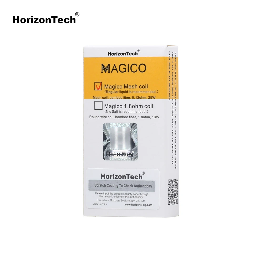 Оригинальная катушка HorizonTech Magico 1.8ohm/0.12ohm сетчатая головка аксессуары для