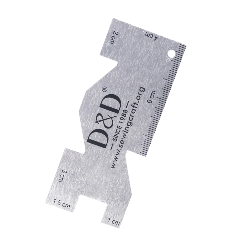 1PC Metal Sewing Measuring Gauge Quilting Rulers for Cutting Fabric Tool Accessories
1PC Metal Sewing Measuring Gauge Quilting Rulers for Cutting Fabric Tool Accessories