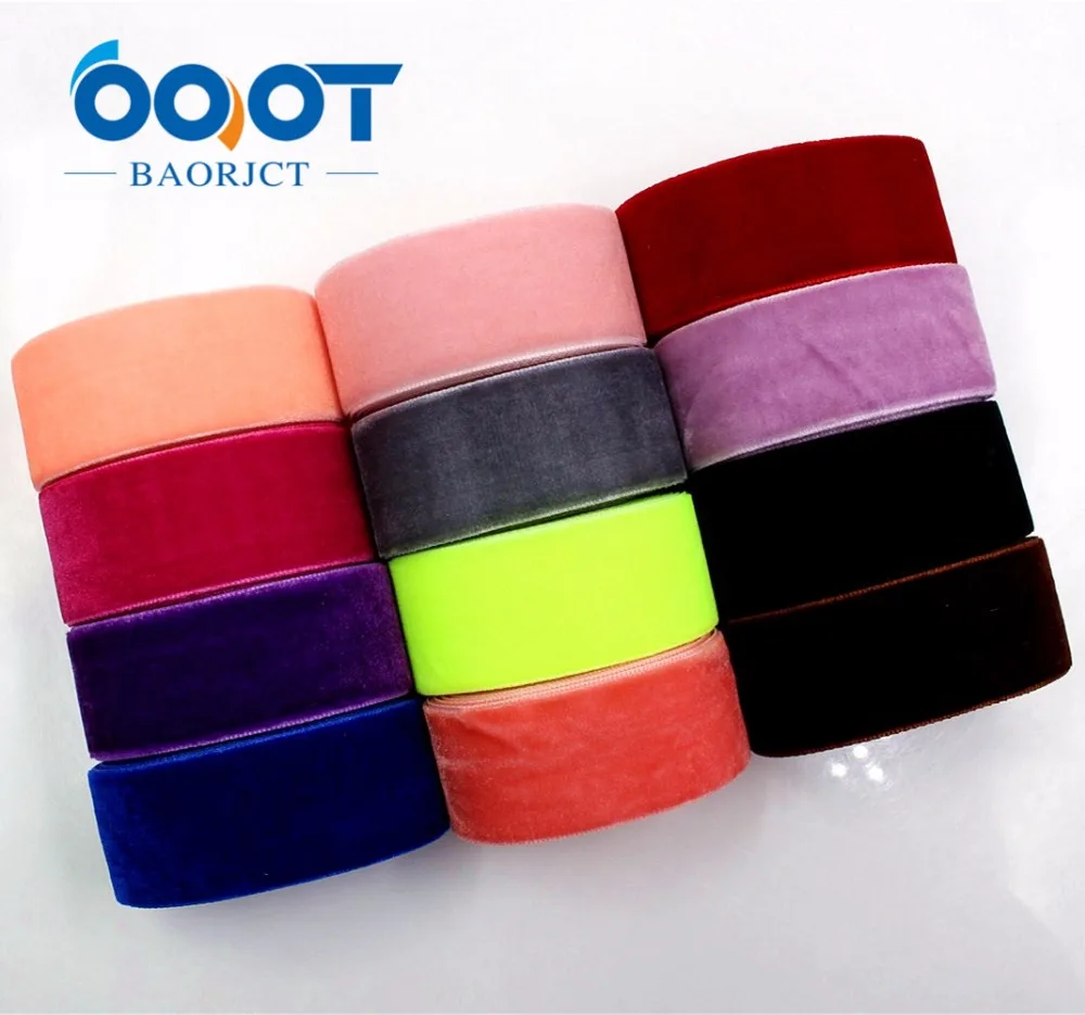 OOOT BAORJCT 1712305 25 мм 10 ярдов однотонный флокирующий термотрансферный Печатный