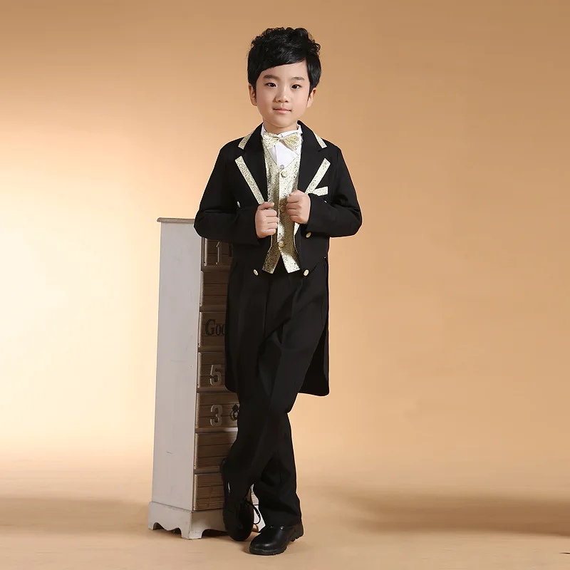 Formal Boy Suits sets Slim Fit Tuxedo Brand Fashion Bridegroon clothing Wedding Black Suit Blazer Coat+Pants+Vest+Tie
Formal Boy Suits sets Slim Fit Tuxedo Brand Fashion Bridegroon clothing Wedding Black Suit Blazer Coat+Pants+Vest+Tie