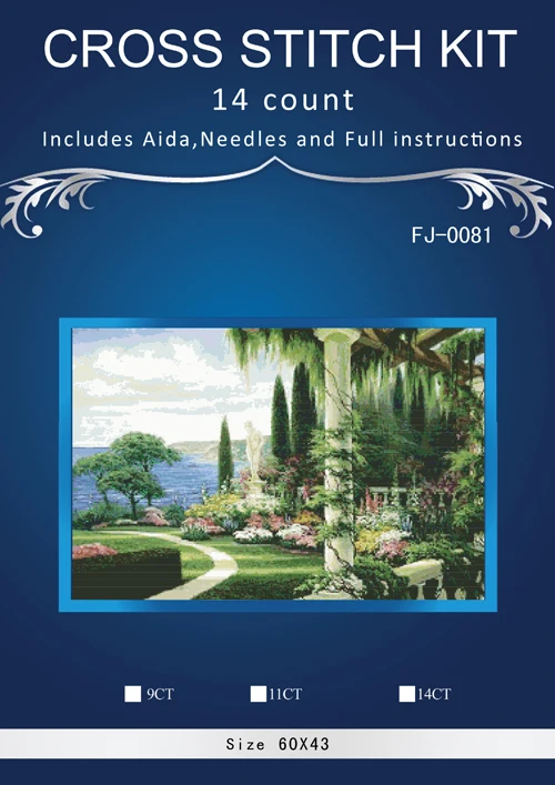 Seaside Garden,chinese Stitch DIY 14CT similar DMC Cross Stitch,Sets For Embroidery Kits Counted Cross-Stitching 2th
Seaside Garden,chinese Stitch DIY 14CT similar DMC Cross Stitch,Sets For Embroidery Kits Counted Cross-Stitching 2th