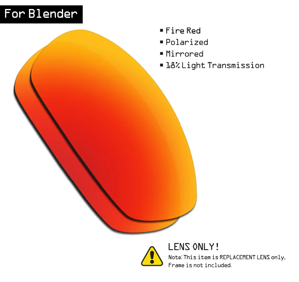 Поляризованные солнцезащитные очки SmartVLT, Сменные линзы для Oakley Blender - Fire Red
Поляризованные солнцезащитные очки SmartVLT, Сменные линзы для Oakley Blender - Fire Red
