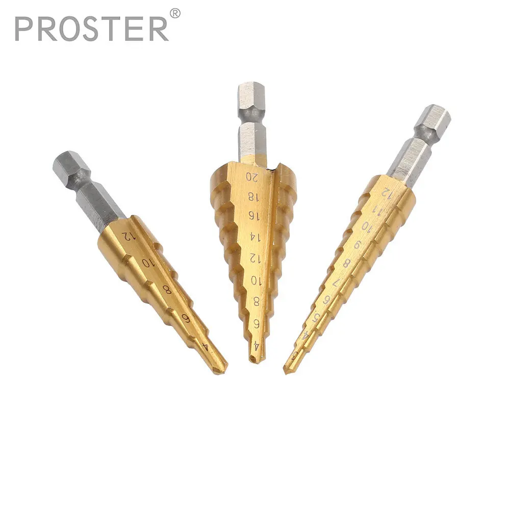 3Pcs Metric Spiral Flute Shape Hole Cutter 3-12/20/32mm Cone Drilling Titanium Bit HSS Steel Step Sharpening Hand Tool Parts
3Pcs Metric Spiral Flute Shape Hole Cutter 3-12/20/32mm Cone Drilling Titanium Bit HSS Steel Step Sharpening Hand Tool Parts