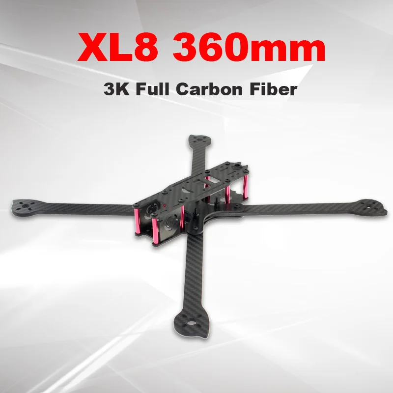 3K Full Carbon Fiber True X XL8 V2 360mm DIY Freestyle Frame Kit With 4mm Arm 8 inch Propeller for FPV Racing Drone
3K Full Carbon Fiber True X XL8 V2 360mm DIY Freestyle Frame Kit With 4mm Arm 8 inch Propeller for FPV Racing Drone