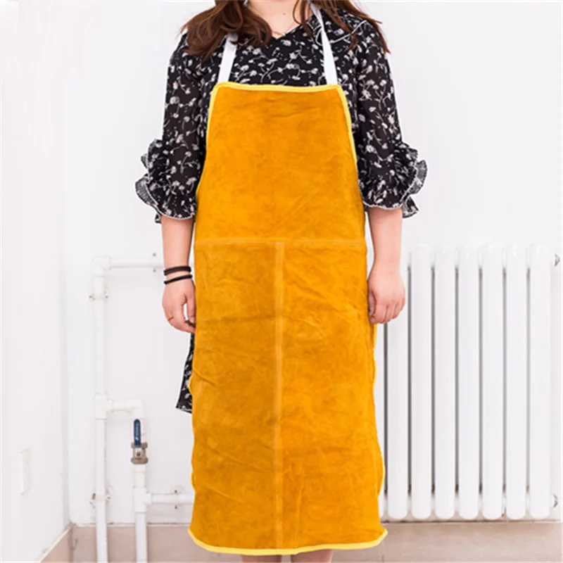 Workwear Clothes Welding Leather Apron Workplace Safety Clothing Self Protect Aprons
Workwear Clothes Welding Leather Apron Workplace Safety Clothing Self Protect Aprons
