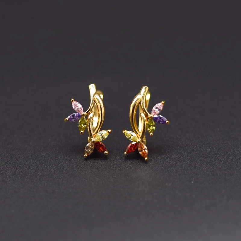 SEANLOV Gold-Color Fashion Fancy Flower Earrings For Women Modern Jewelry Gift drop shipping
SEANLOV Gold-Color Fashion Fancy Flower Earrings For Women Modern Jewelry Gift drop shipping